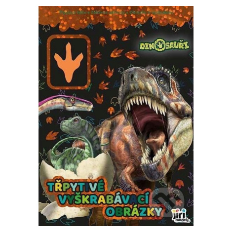 Třpytivé vyškrabávací obrázky Dinosauři - kniha z kategorie Kreslení JM - Jiří Models