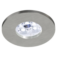 BPM Vestavné svítidlo Aluminio Plata IP65, kart.hliník 3LEDx3W, 230V 3005LED2.D40.3K