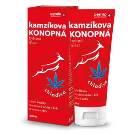 Cemio Kamzíkova konopná mast chladivá 200 ml