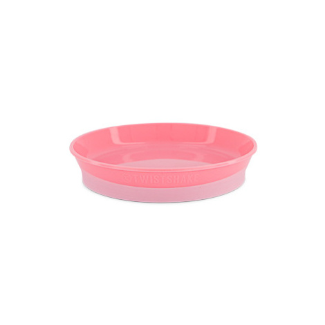 Twistshake talíř 6+m pastelově růžový