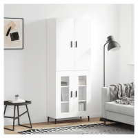 vidaXL Skříň highboard bílá 69,5 x 34 x 180 cm kompozitní dřevo