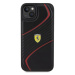 Ferrari hard silikonové pouzdro iPhone 15 PLUS 6.7" black Twist Metal Logo