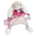 Plyšový psík na bábkové divadlo Dog Toopi Girl Hand Puppet Doudou et Compagnie ružový 28 cm od 0