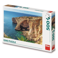 Puzzle Pláž na Maltě 500 dílků - Dino