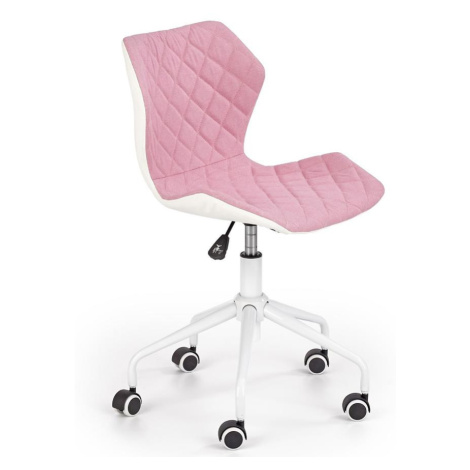 Otáčecí Židle Matrix 3 růžová/bílá BAUMAX