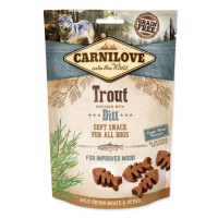 Pochoutka Carnilove Dog Soft Snack pstruh s koprem 200g