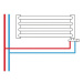 HS Unico - připojovací radiátorová armatura jednobodová pravá, s termostatickou hlavicí napravo,