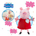 PEPPAPIG Smyslová edukační hračka , plyšová, 12,5cm, červená