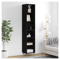 vidaXL Skříň highboard černá 34,5x32,5x180 cm kompozitní dřevo