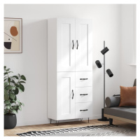 vidaXL Skříň highboard bílá 69,5 x 34 x 180 cm kompozitní dřevo