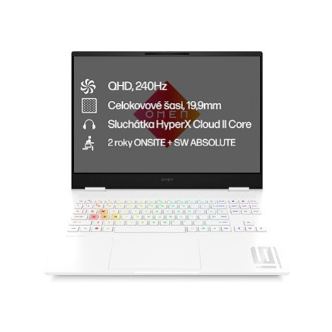 OMEN Transcend 16-u0900nc Ceramic White Celokovový HP