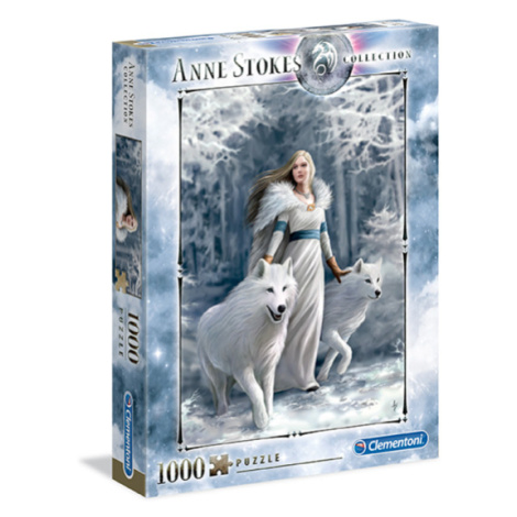 Clementoni - Puzzle Anne Stokes 1000 Zimní strážci - 33C39477
