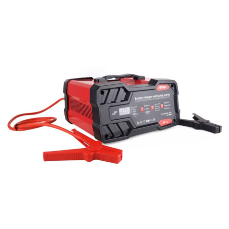 Nabíječka autobaterií 12/24V 12A s pomocným startem Amio