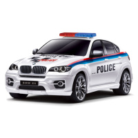 Mamido Mamido Policejní autíčko na dálkové ovládání RC BMW X6 1:24 Barva: Bílá