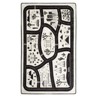 Dětský koberec Black City, 100 x 160 cm