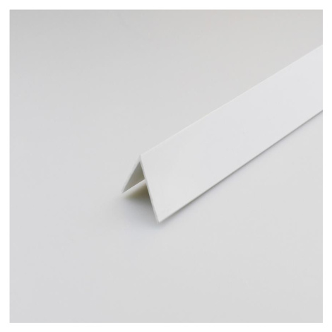 Rohový Profil PVC Bílý Satén 30x30x2000