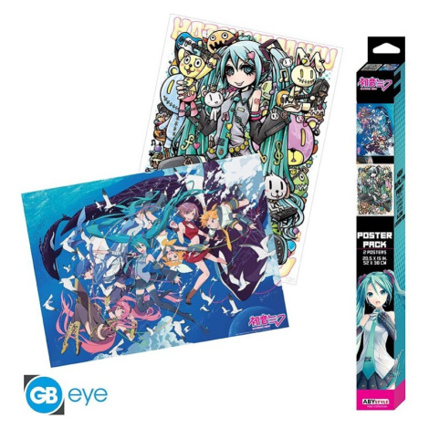 Set 2 plakátů Hatsune Miku - Series 2 (52x38 cm) Abysse