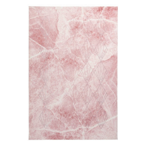 Moderní Kusový koberec P azzo 271 prách Růžový Typ: 200x290 cm
