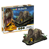 3D Puzzle Jurský svět - Triceratops, 44 dílků