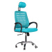 Kancelářská otočná židle ELMAS — více barev modrá/černá