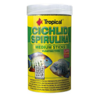 Tropical Cichlid Spirulina Medium Sticks 1000ml/360g krmivo ve formě plovoucích tyčine