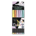 Fixy Faber-Castell Black Edition Brush 6 barev, pastel Faber-Castell