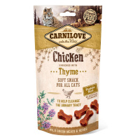 Carnilove Cat – Soft Snack – kuře s tymiánem 6 × 50 g