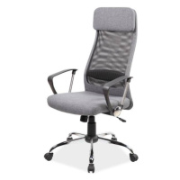 Kancelářská židle SIGQ-345 světle šedá