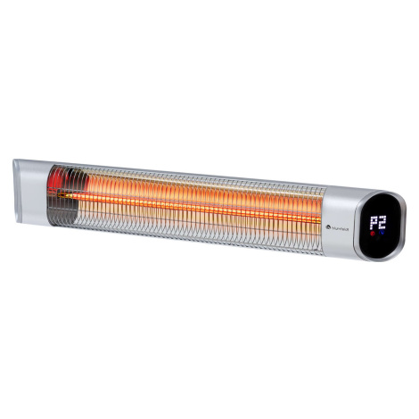 Blumfeldt Dark Wave, infračervený ohřívač, 2000 W, pozlacená uhlíková trubice, IP65, hliník