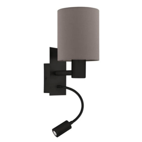 Nástěnná lampa Eglo PASTERI černá 900701