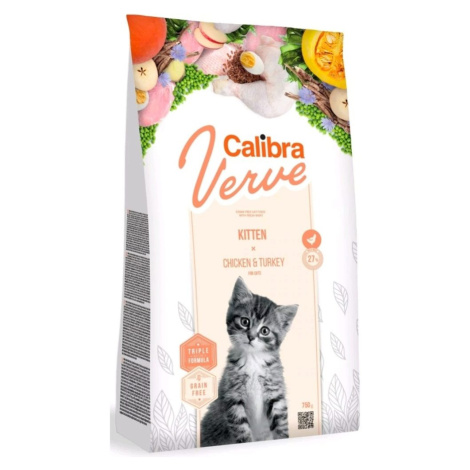 Calibra Cat Verve GF Kitten Chicken & Turkey 750 g
