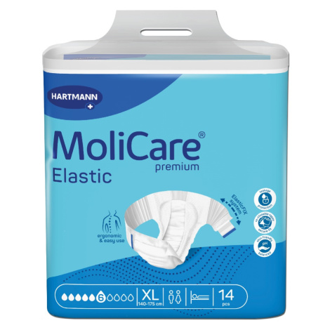 MoliCare Elastic 6 kapek vel. XL inkontinenční kalhotky 14 ks