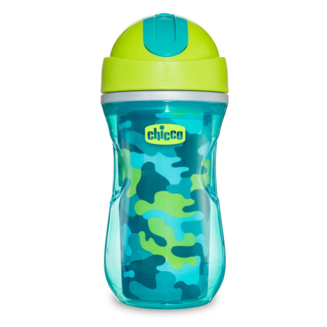 CHICCO - Hrneček Chicco Sport termo s brčkem 266 ml, zelený 14m+