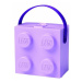 LEGO box s rukojetí - fialová