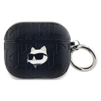 Pouzdro Karl Lagerfeld KLA3PGCHPK AirPods 3 cover black Monogram Choupette Head (KLA3PGCHPK)