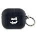 Pouzdro Karl Lagerfeld KLA3PGCHPK AirPods 3 cover black Monogram Choupette Head (KLA3PGCHPK)