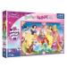 Trefl Puzzle Super Shape XL Disney princezny: Růžový svět 160 dílků