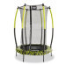 EXIT TOYS Juniorská trampolína EXIT Tiggy s pojistkou ø140cm - černá / zelená