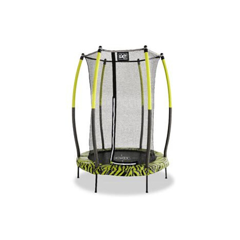 EXIT TOYS Juniorská trampolína EXIT Tiggy s pojistkou ø140cm - černá / zelená