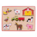 Bigjigs Toys Vkládací puzzle Farmářský statek