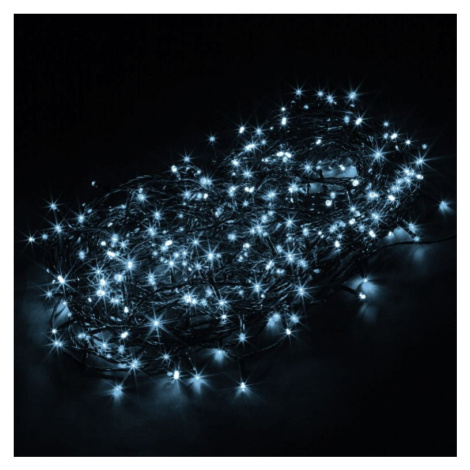 VOLTRONIC® 59748 Vánoční LED osvětlení 40 m - studená bílá 400 LED + ovladač - zelený kabel