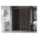 MEXEN/S Kioto-F Sprchová zástěna WALK-IN s rámem 180 x 80, transparent 8 mm, měď kartáčovaná 800