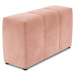 Růžová sametová opěrka k modulární pohovce Rome Velvet - Cosmopolitan Design