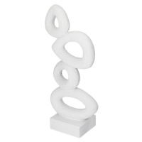 Dekoria Dekorace Modern Spirals 37cm, 16 x 9 x 37 cm
