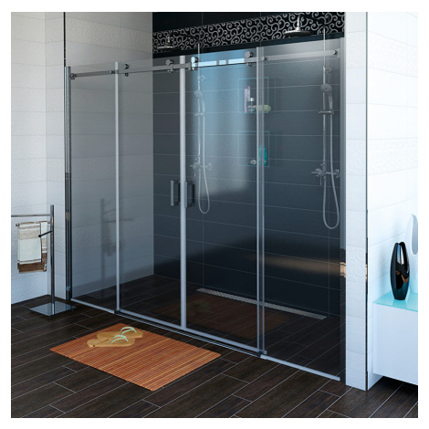 DRAGON sprchové dveře 1800mm, čiré sklo GD4810 GELCO