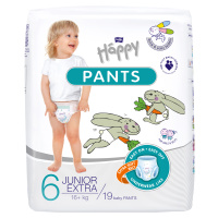 HAPPY Pants plenkové kalhotky Junior Extra 19 ks