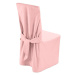Dekoria Návlek na židli, práškově růžová, 45 x 94 cm, Loneta, 133-39