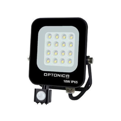 LED SMD reflektor s PIR čidlem Černá Body IP65 30W Neutrální bílá Optonica