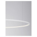 NOVA LUCE závěsné svítidlo TARQUIN bílý hliník a akryl LED 58W 230V 3000K IP20 stmívatelné 93456