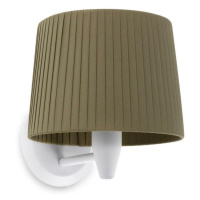 FARO SAMBA bílá/skládaná zelená nástěnná lampa